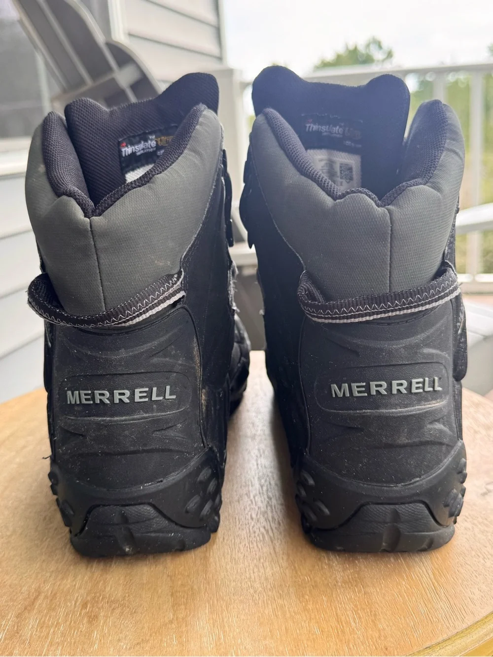 Merrell Chameleon Thermo 8 Waterproof Winter Hiking Boots Men's 12 Black
